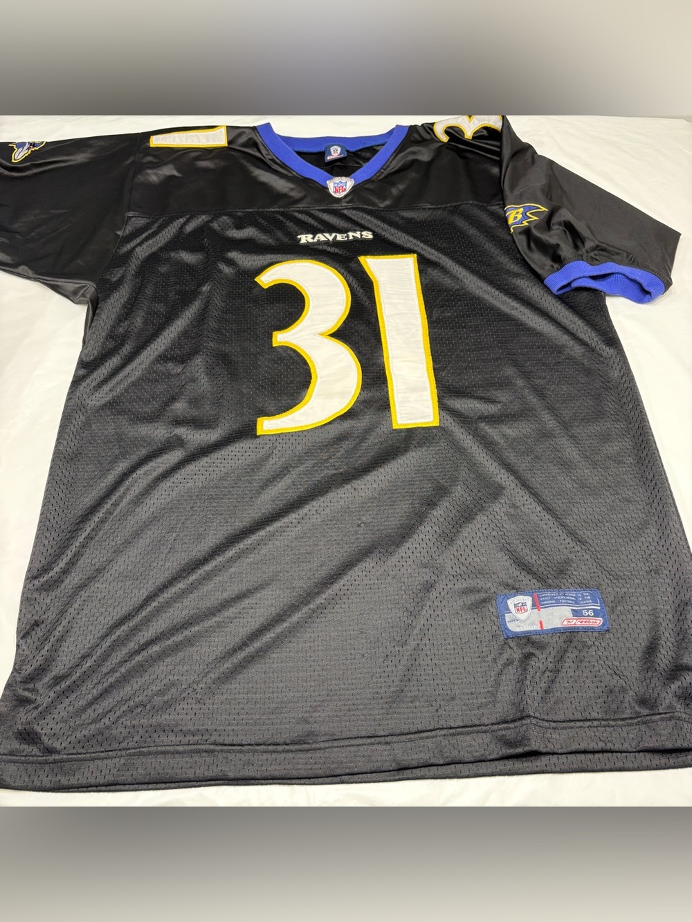 Vintage Reebok Baltimore Ravens Jamal Lewis #31 NFL Football Jersey Men’s 56 3XL